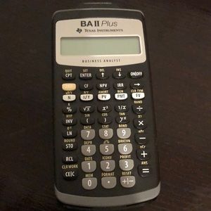 Texas Instruments BA II Plus financial calculator